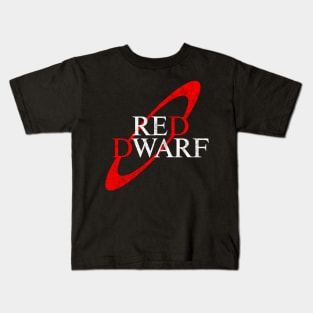 Red Dwarf (series logo, distressed) Kids T-Shirt